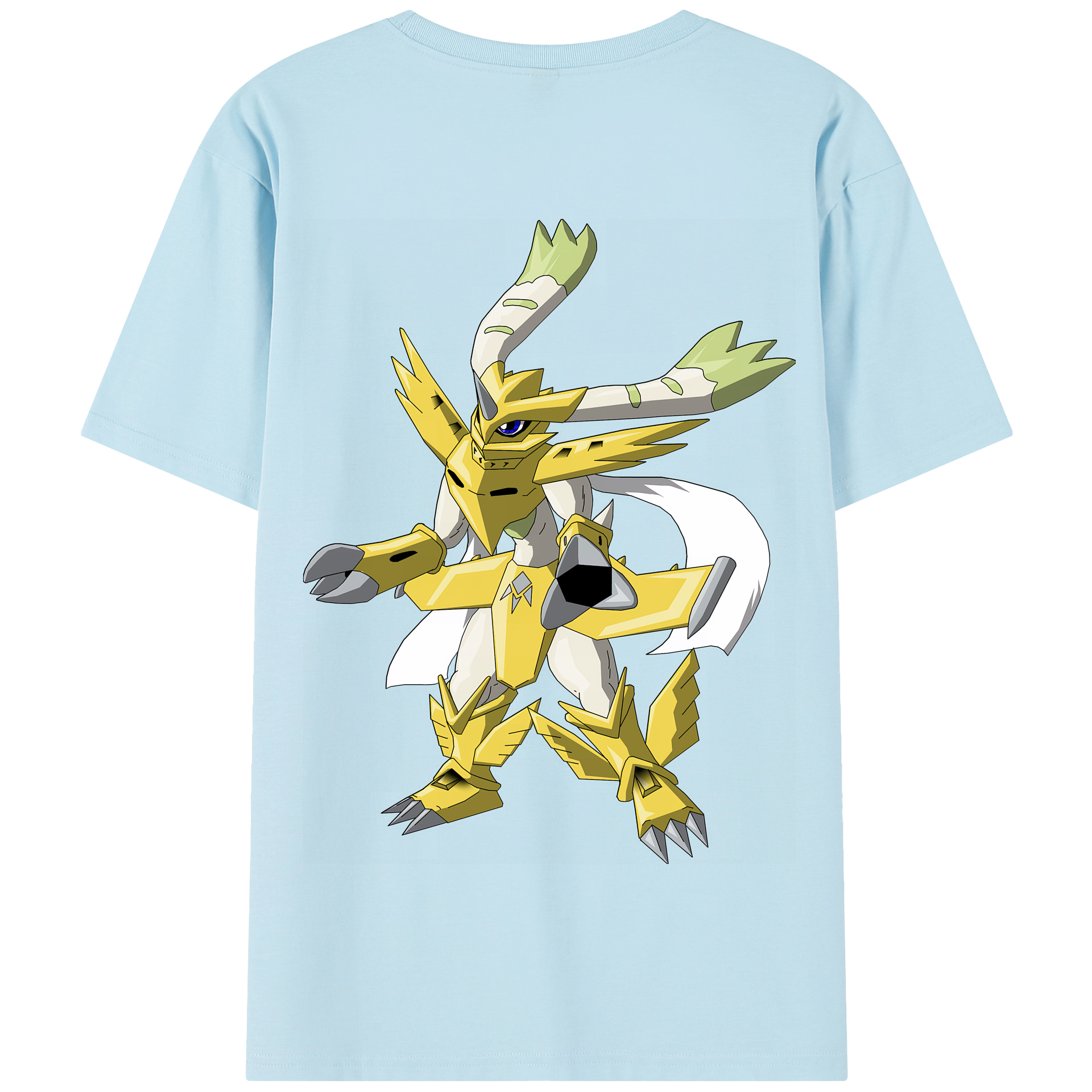 （画像用） Digimon デジタルモンスター/デジモン 綿100％半袖Tシャツ（背面プリント）